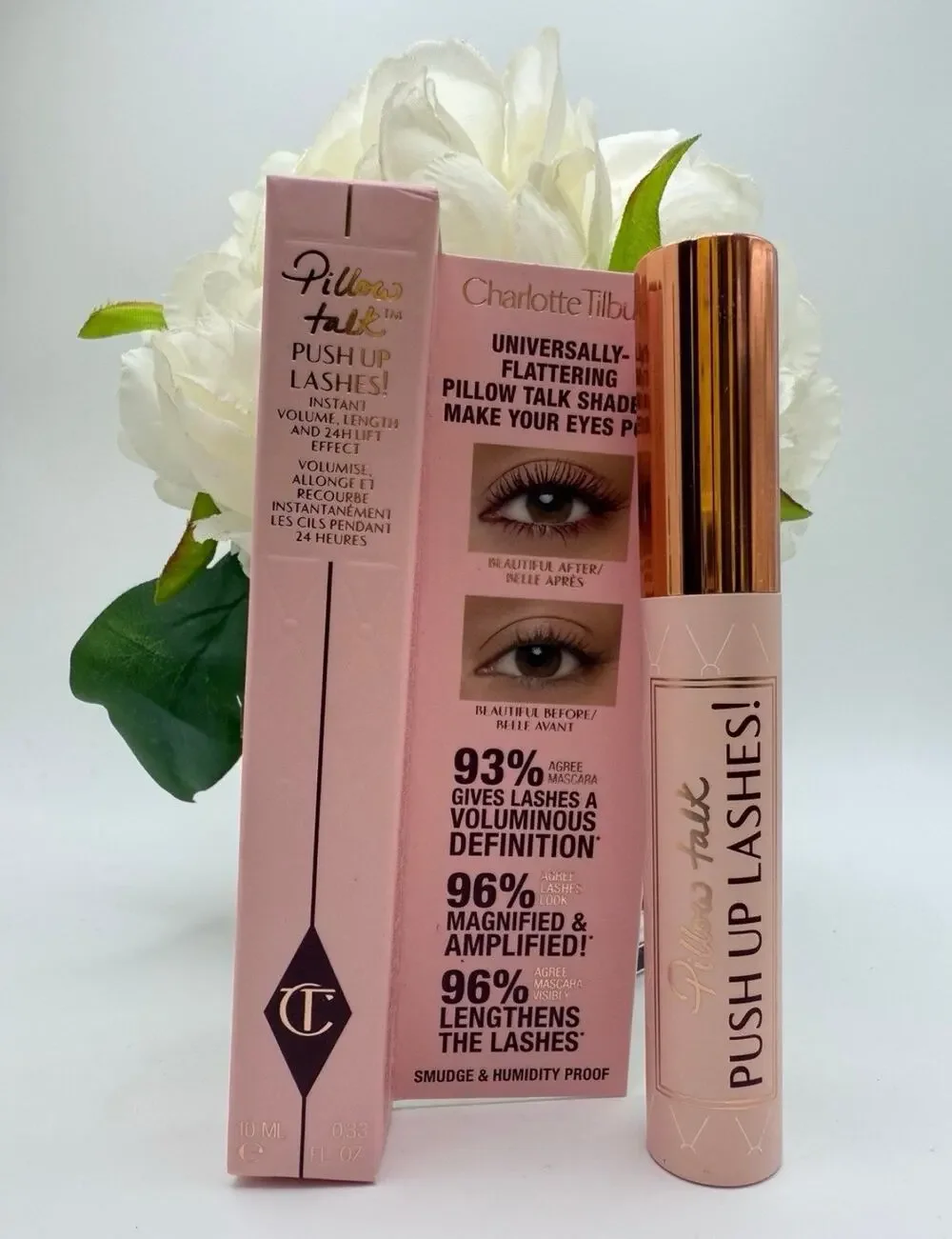 Charlotte Tilbury Pillow Talk Push Up Lashes Dream Pop 10 ml .34 oz Full NIB